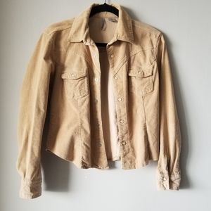 Voice Velvet Like Snap On Button Down